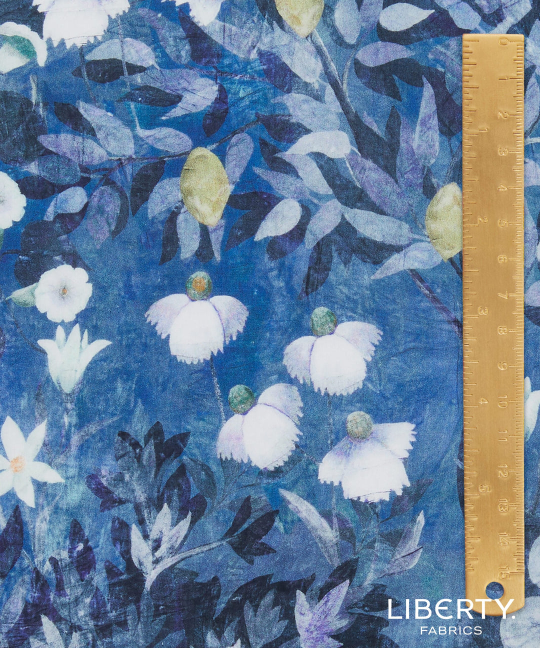 Default Orchard Fresco in Dark Blue - Liberty Tana Lawn Yardage