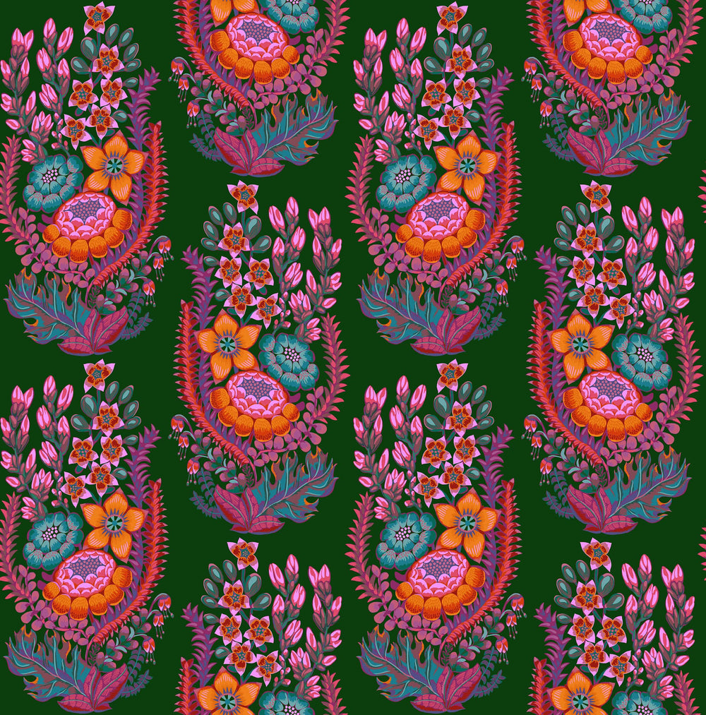 Default Outstretched in Forest - Rhapsody - Anna Maria Textiles