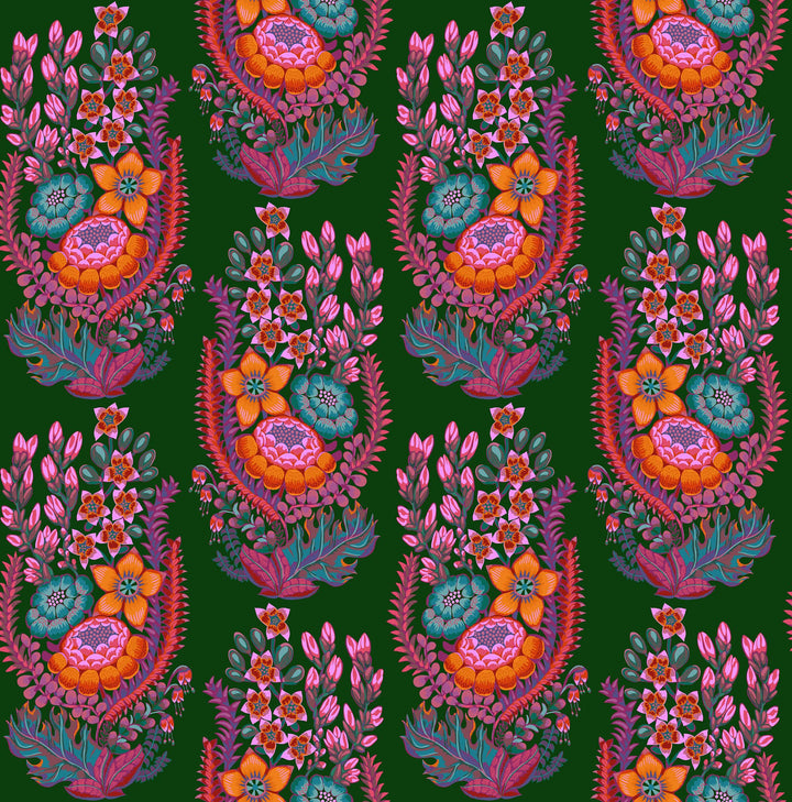 Default Outstretched in Forest - Rhapsody - Anna Maria Textiles
