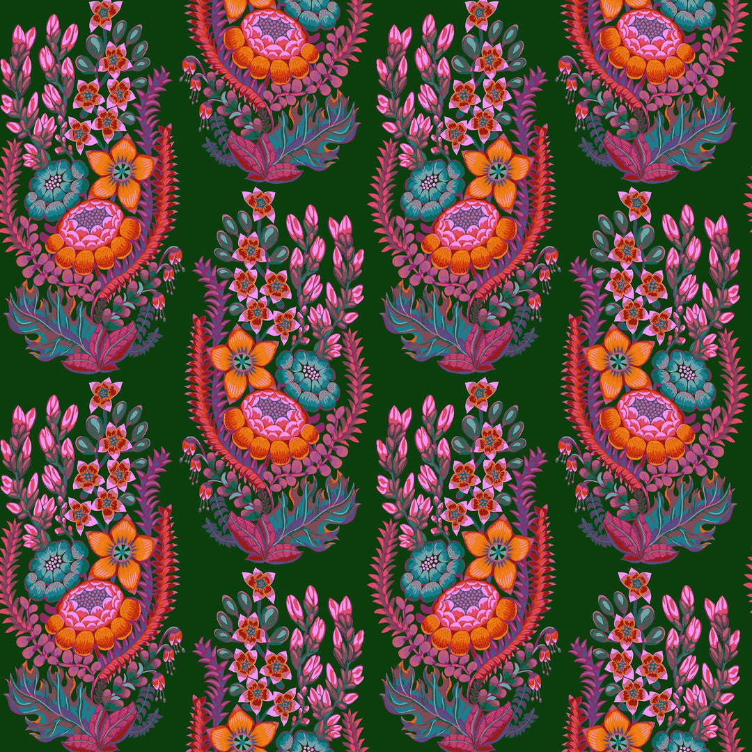 Default Outstretched in Forest - Rhapsody - Anna Maria Textiles