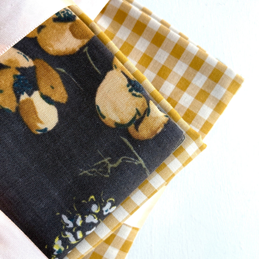 Default PAL in D ORGANIC + Mustard - Baby Blanket Kit
