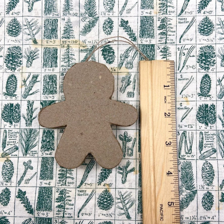 Default Paper Mache Gingerbread Man 3.75" - Online sales only