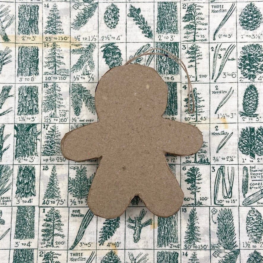 Default Paper Mache Gingerbread Man 3.75" - Online sales only