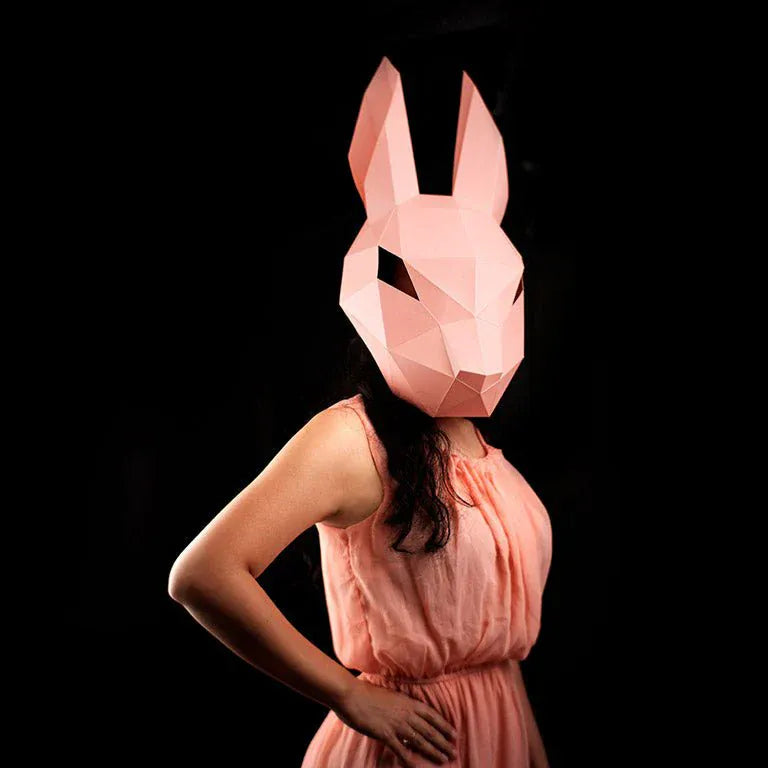 Default Papercraft World 3D Mask - Bunny Rabbit