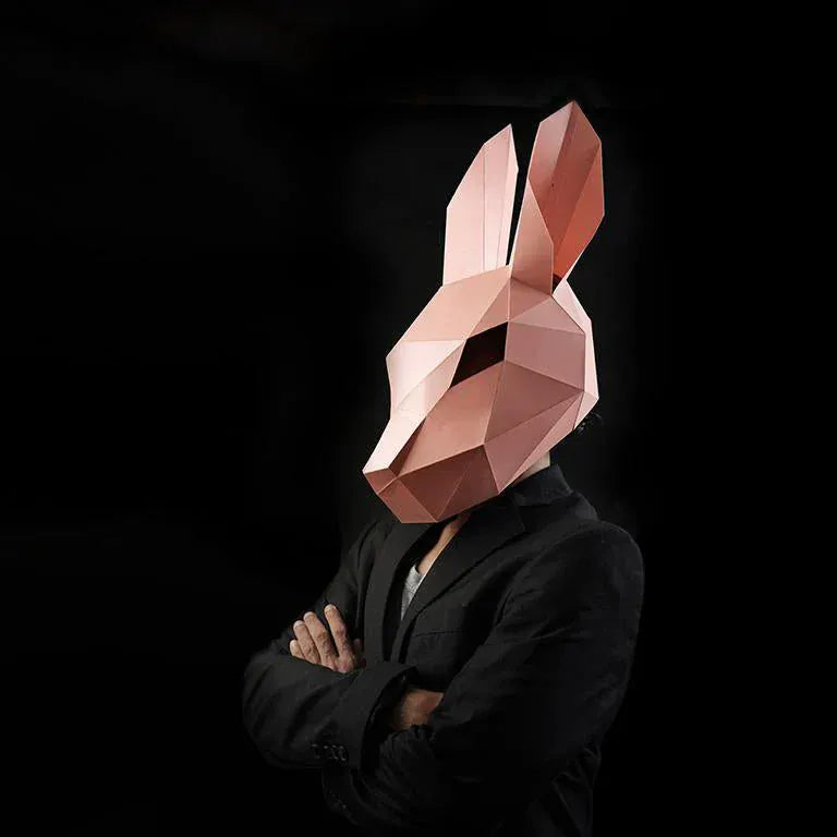 Default Papercraft World 3D Mask - Bunny Rabbit