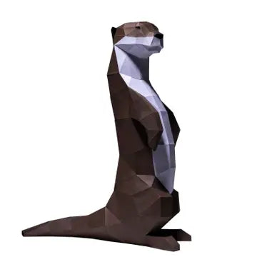 Default Papercraft World 3D Model Kit - Otter