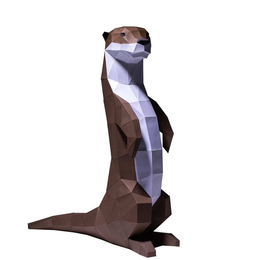 Default Papercraft World 3D Model Kit - Otter