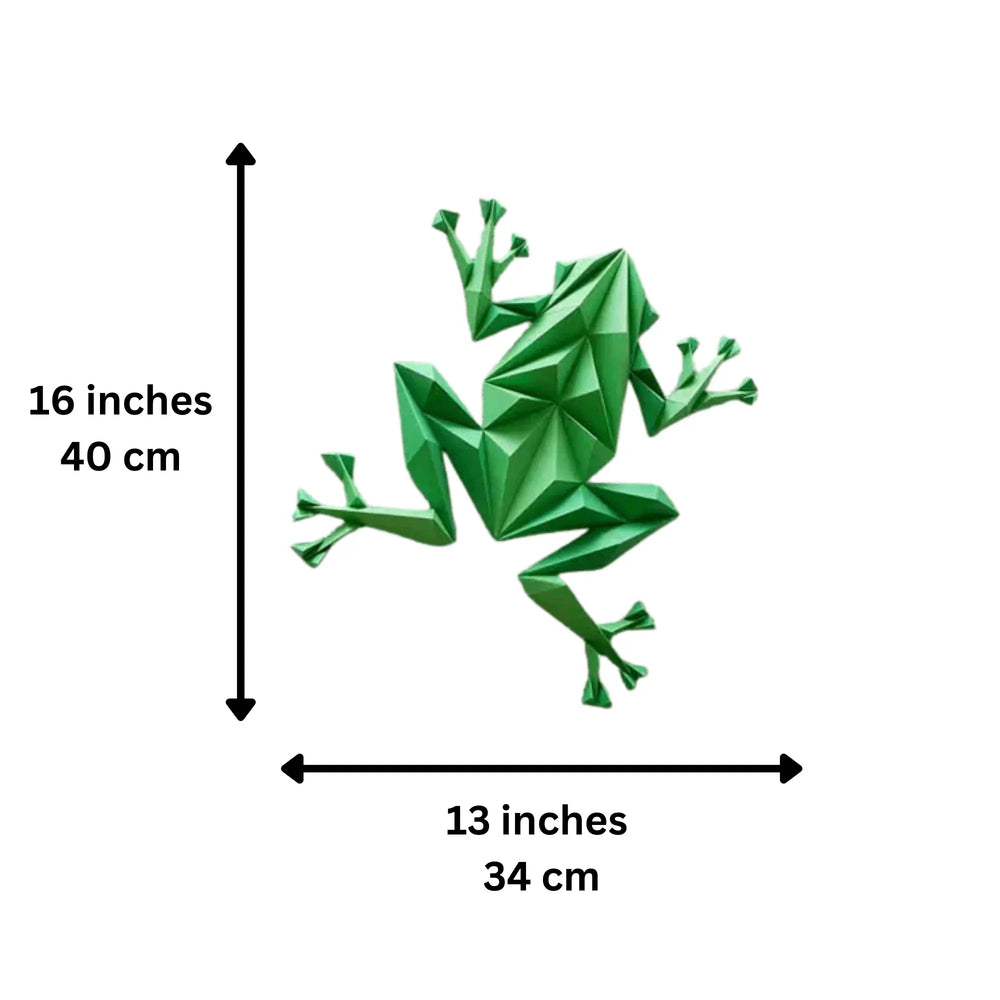 Default Papercraft World 3D Wall Art Kit - Tree Frog