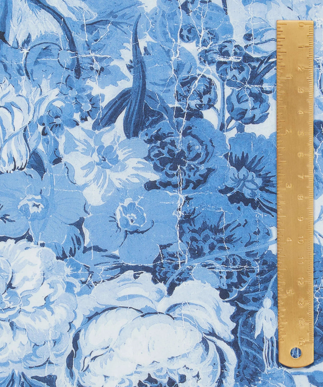 Default Parchment Petals in Blue - Liberty Tana Lawn Yardage