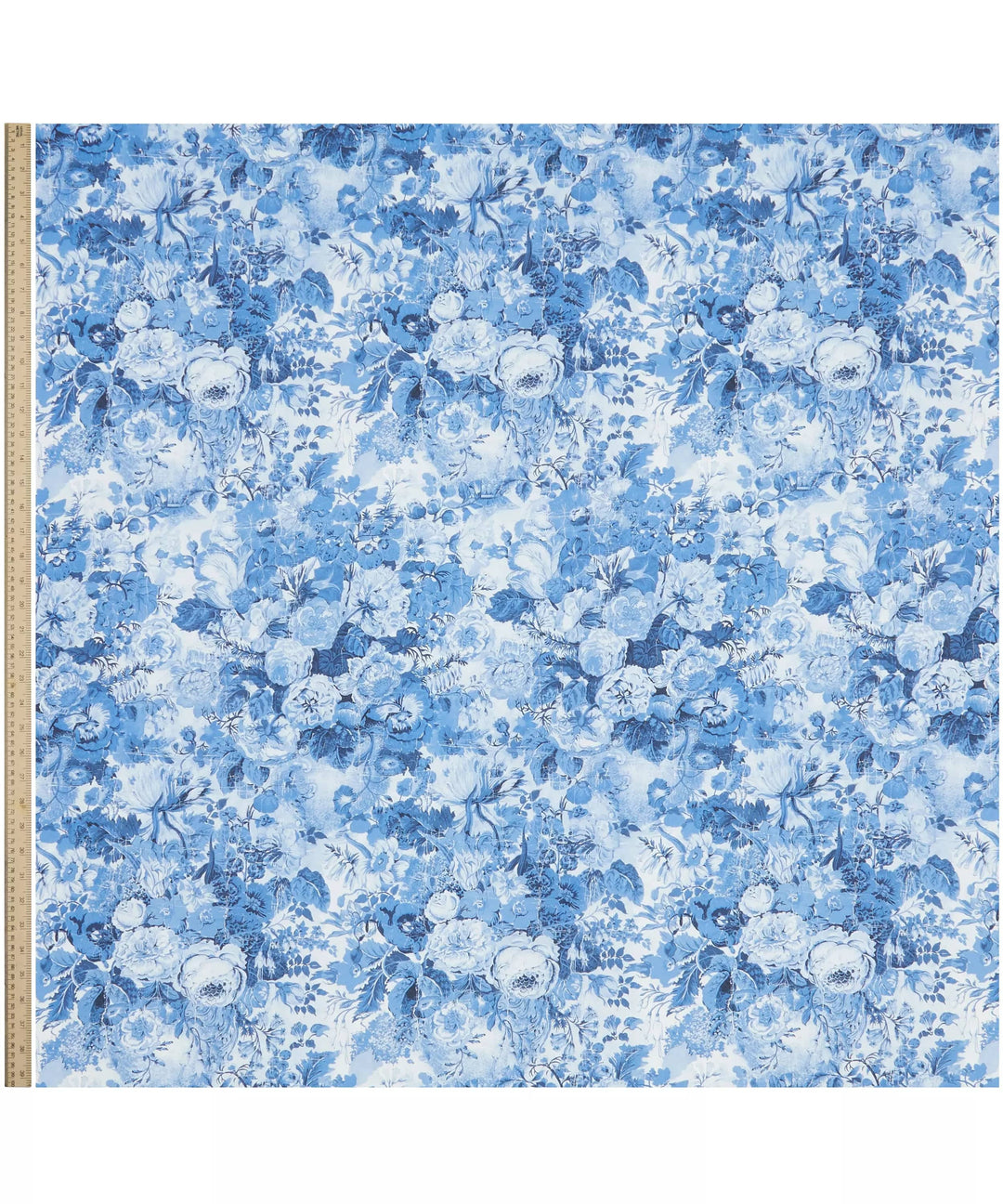 Default Parchment Petals in Blue - Project Cut - Liberty Tana Lawn