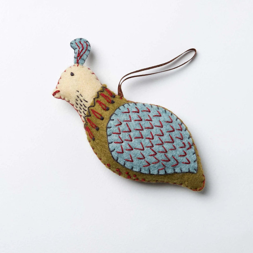 Default Partridge Ornament - Corinne Lapierre Embroidery Kit