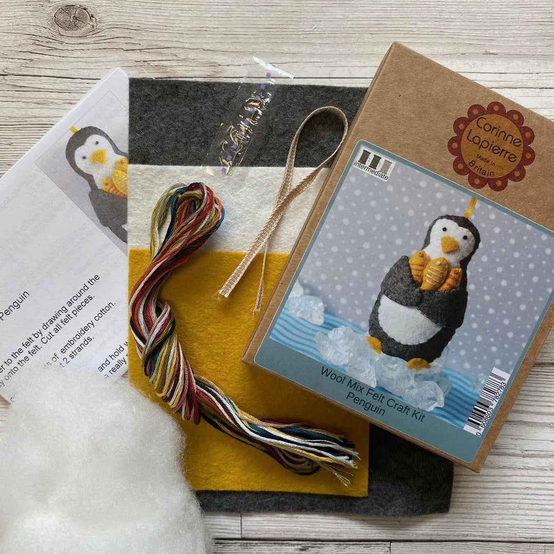 Default Penguin Ornament - Corinne Lapierre Embroidery Kit