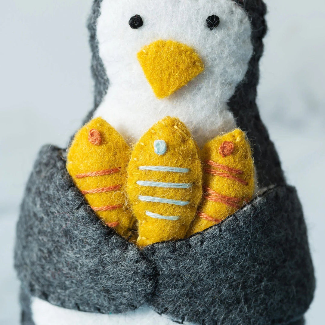 Default Penguin Ornament - Corinne Lapierre Embroidery Kit