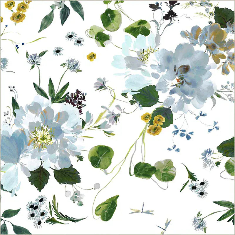 Default Peony Garden in White - Bloomfield by Kelly Ventura