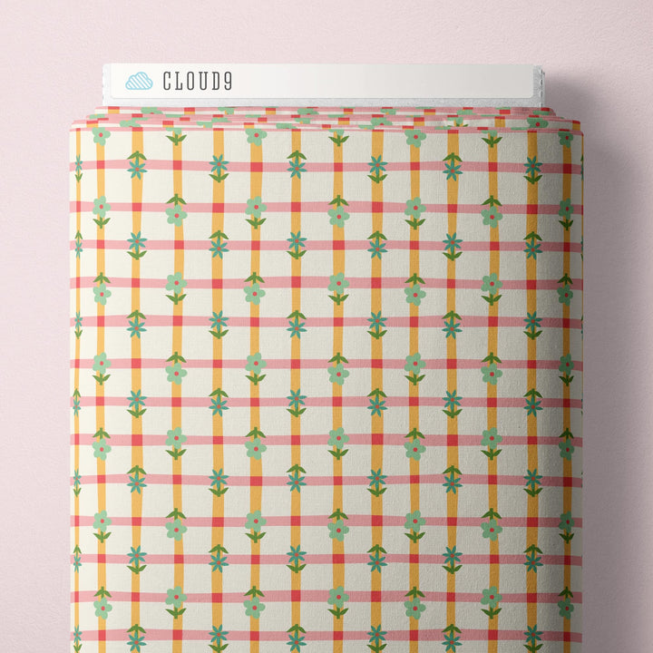 Default Petal Plaid in Orange/Red - Love Bugs - CLOUD 9