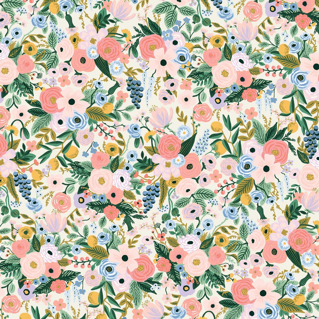 Default Petite Garden Party in Ivory RAYON - Orchard - Rifle Paper Co.