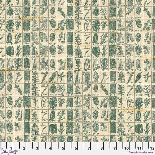 Default Pine Chart in Green - Holidays Past by Tim Holtz