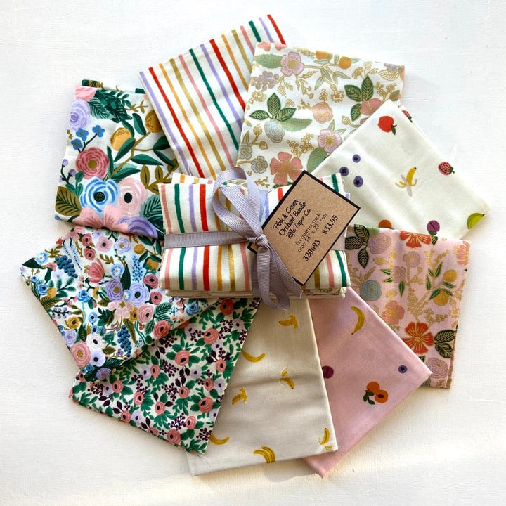 Default Pink & Cream Orchard Bundle - 9 FQs - Rifle Paper Co.