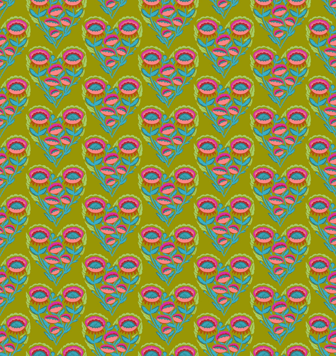 Default Pitterpat in Lichen - Allegory - Anna Maria Textiles