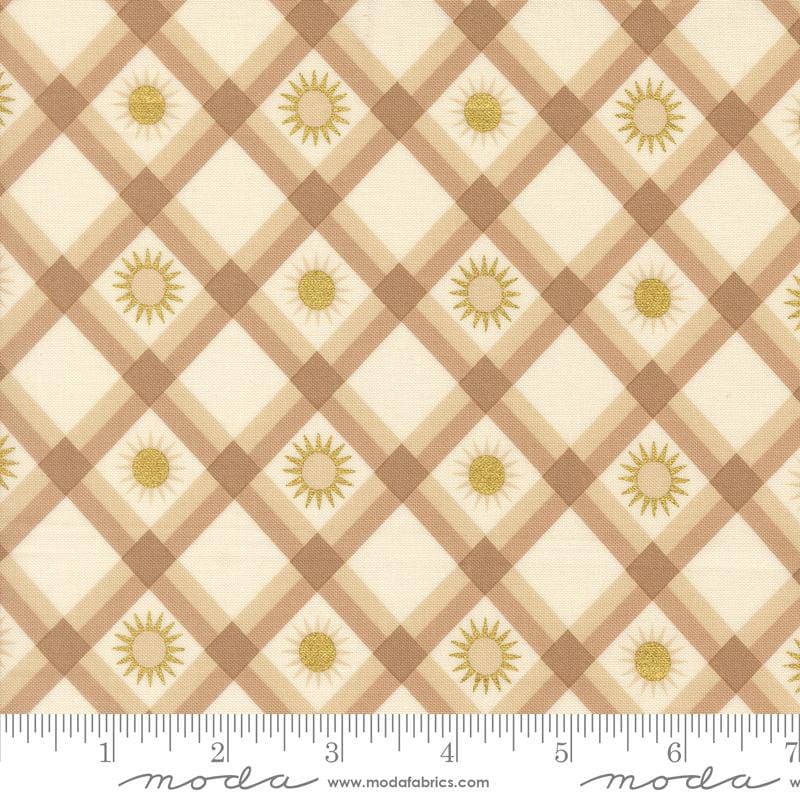 Default Plaid Sunshine in Natural MET - Ladybug Whimsy - Gingiber