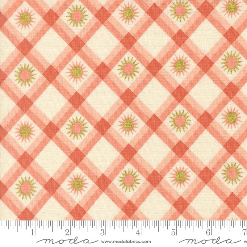 Default Plaid Sunshine in Zinnia MET - Ladybug Whimsy - Gingiber