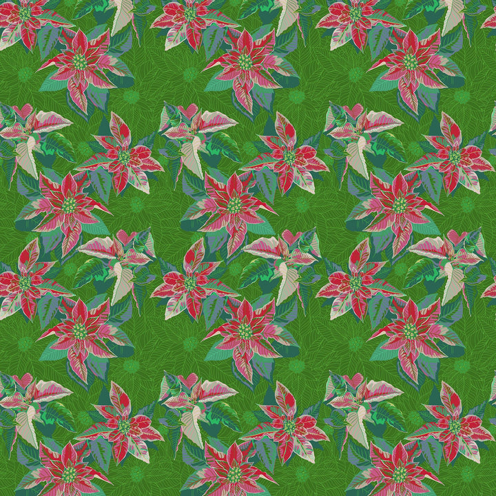 Default Poinsettia in Housewarming - Cozy Christmas - Anna Maria Textiles