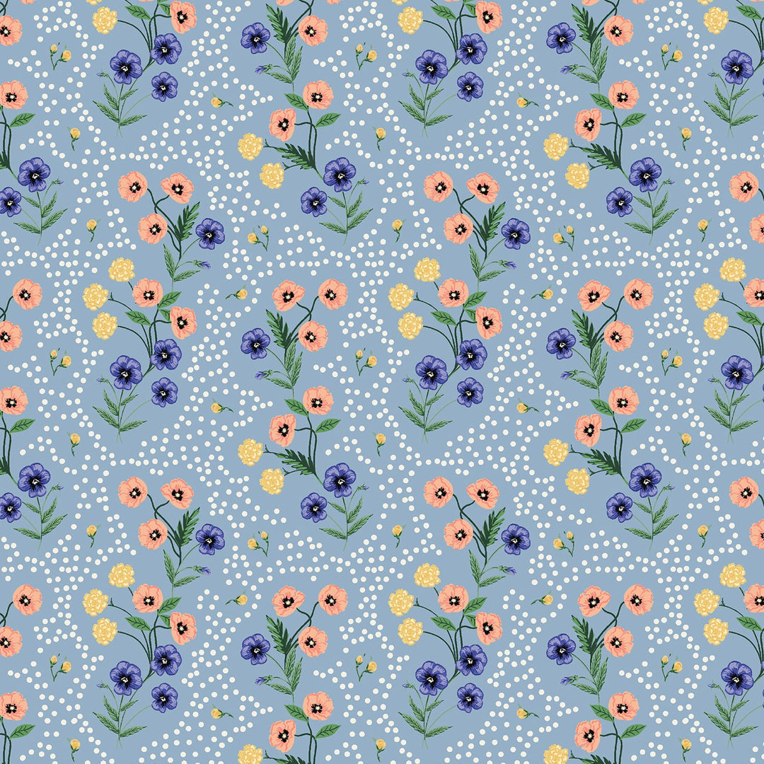 Default Poppy in Slate - Home Sweet Home - Rifle Paper Co.