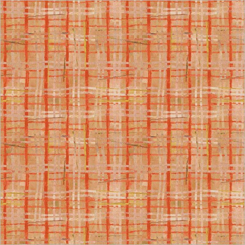 Default Porch Screen Plaid in Sweet Melon - The Plaid One - Marcia Derse