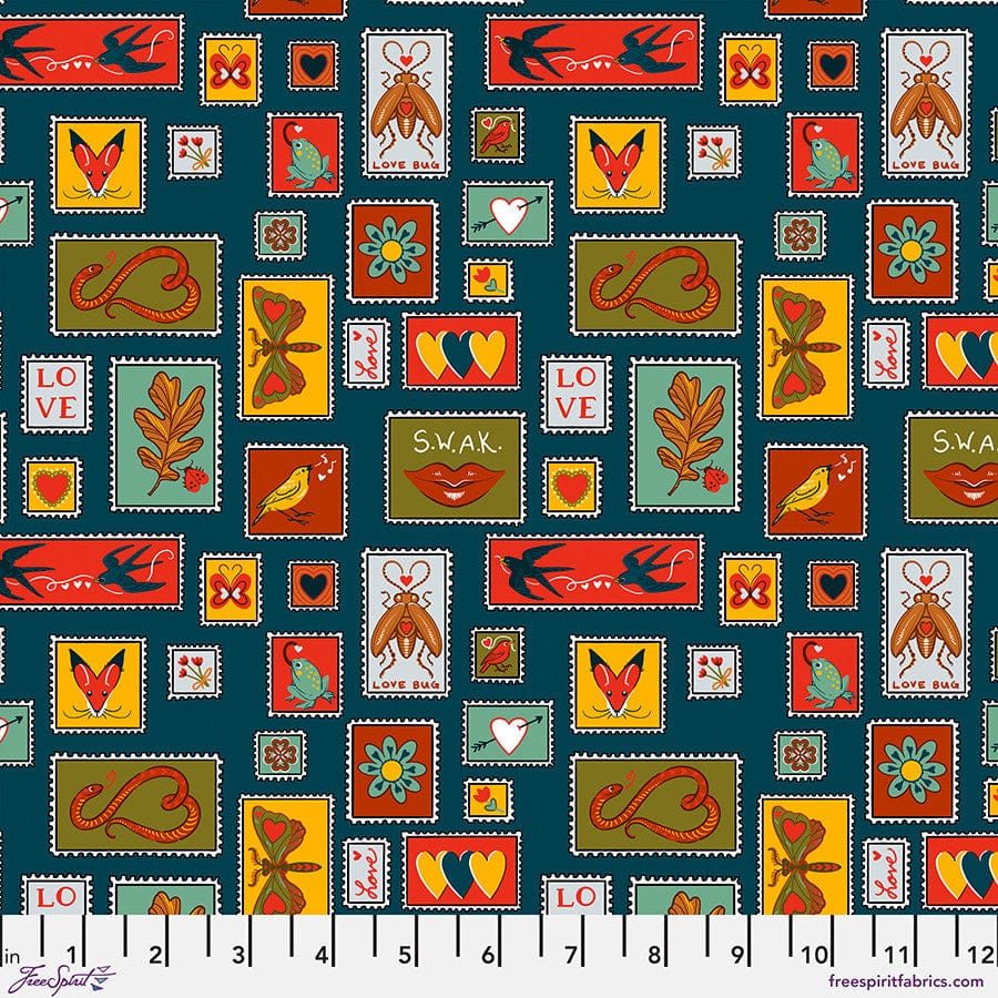 Default Postage Stamps in Teal - Love Letters - Club Hauer