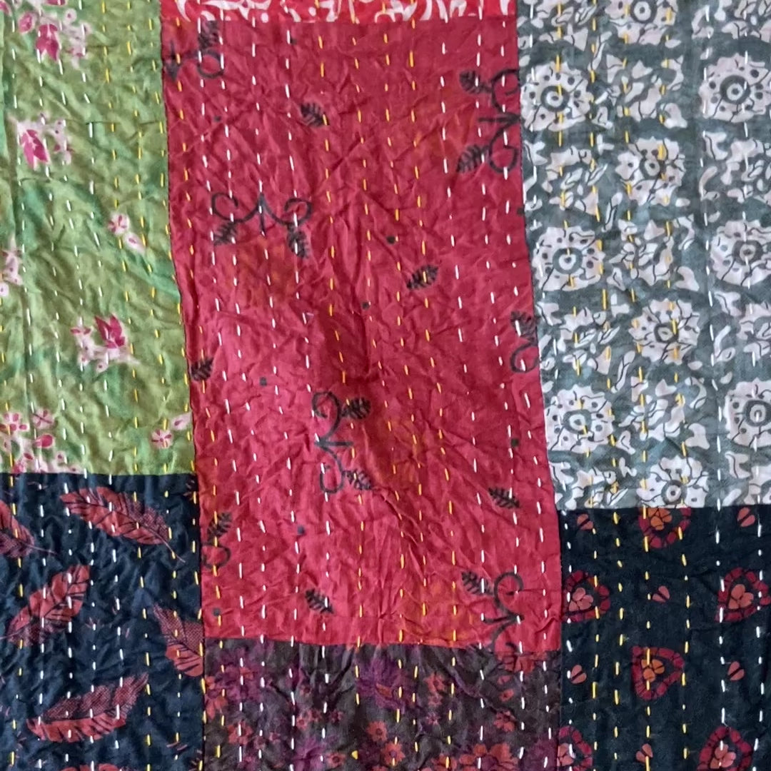 Kantha Quilted Fabric