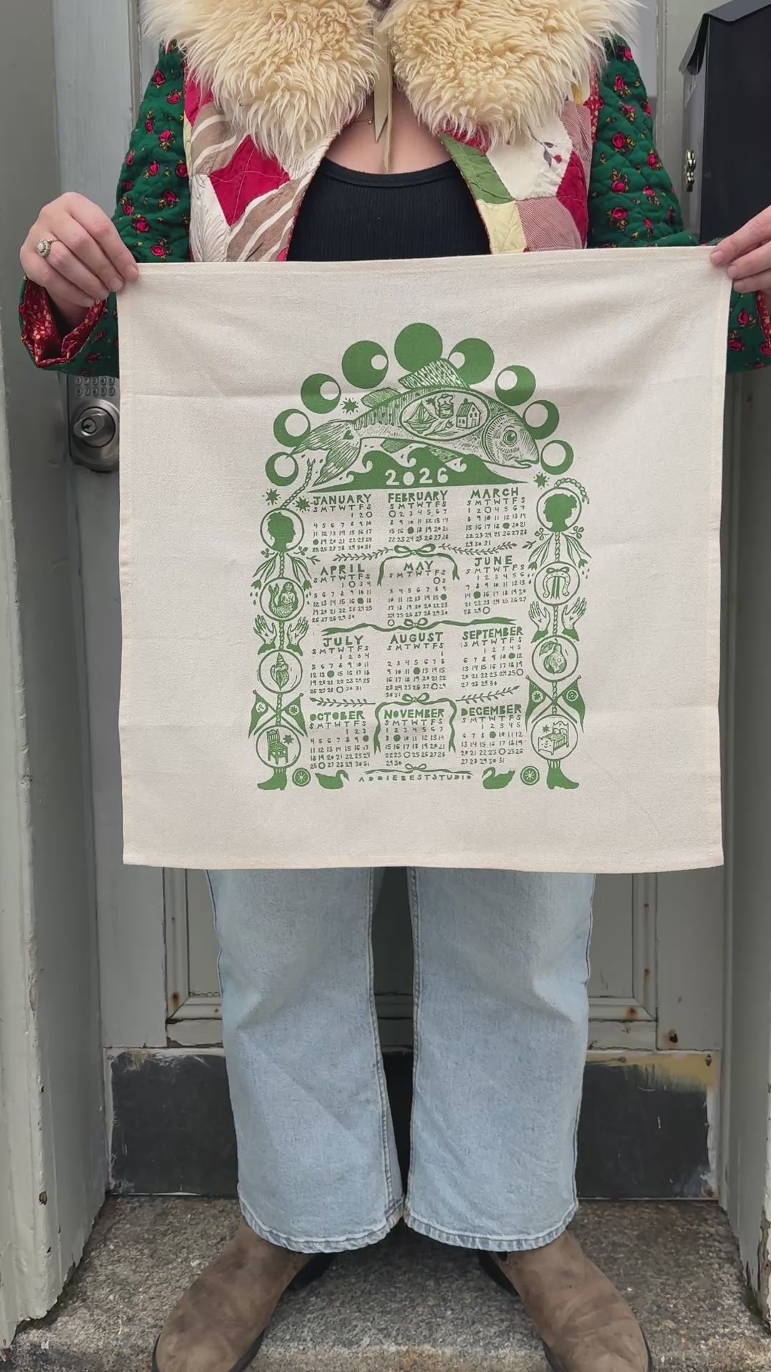 Addie Best 2026 Tea Towel