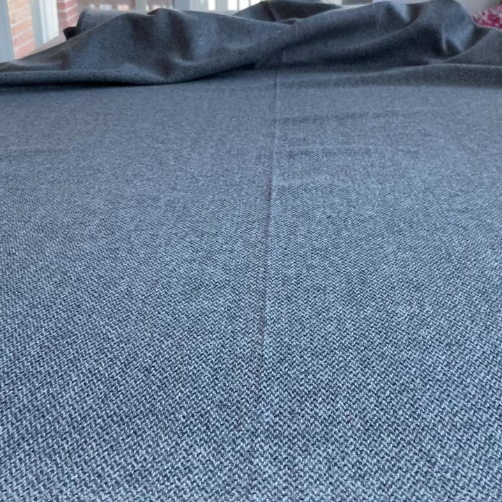 Wool Tweed in Gray