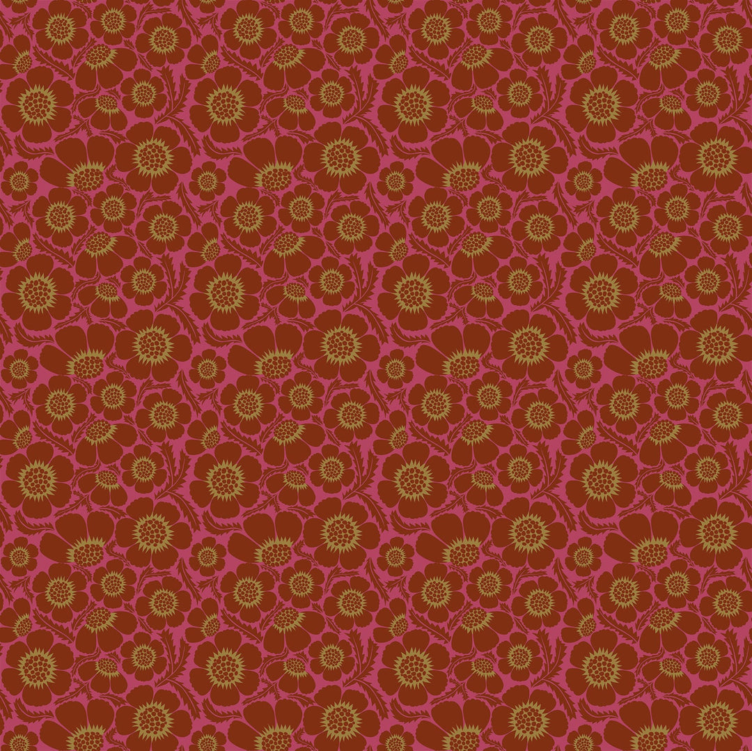 Default Prickly in Rum - Clean Cut - Anna Maria Textiles