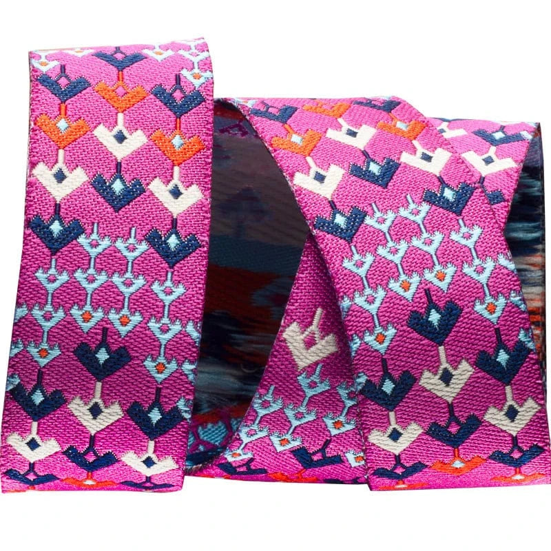 Default Prismatic in Magenta - Amy Butler - Renaissance Ribbons