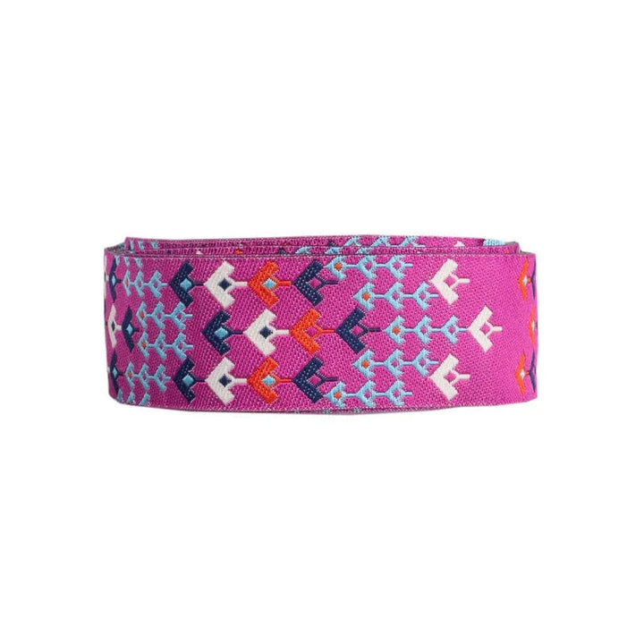 Default Prismatic in Magenta - Amy Butler - Renaissance Ribbons