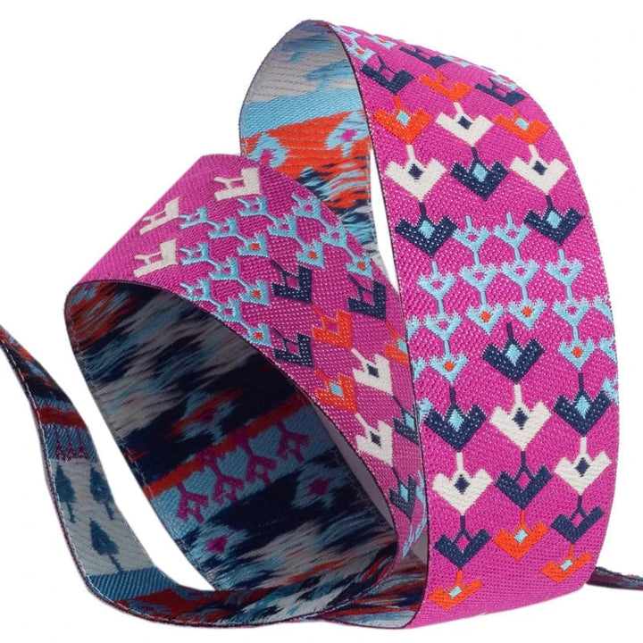 Default Prismatic in Magenta - Amy Butler - Renaissance Ribbons
