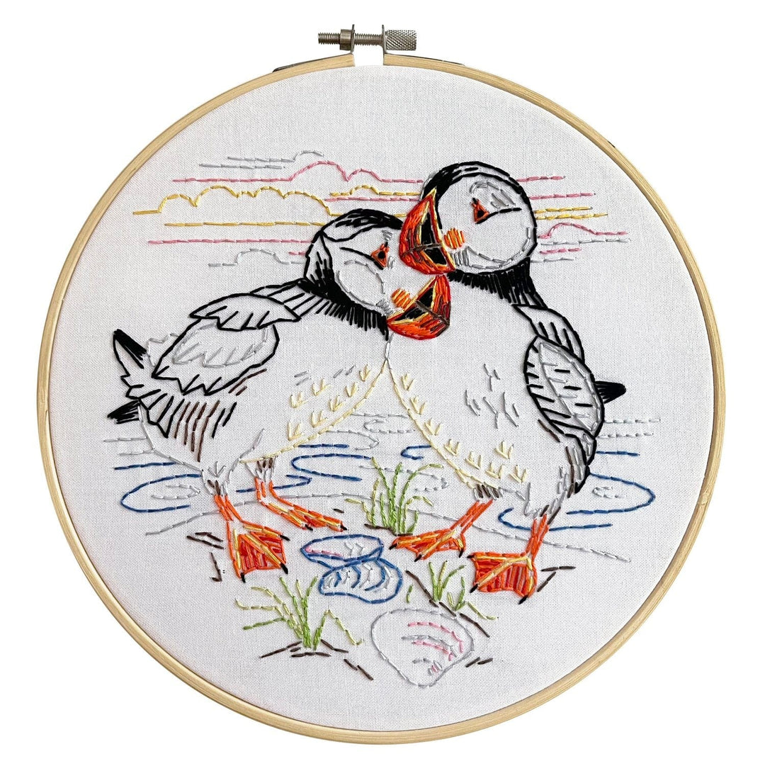 Default Puffin - Nature Studies Embroidery Kit