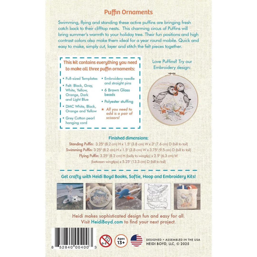Default Puffins - Whimsey Ornament Kit