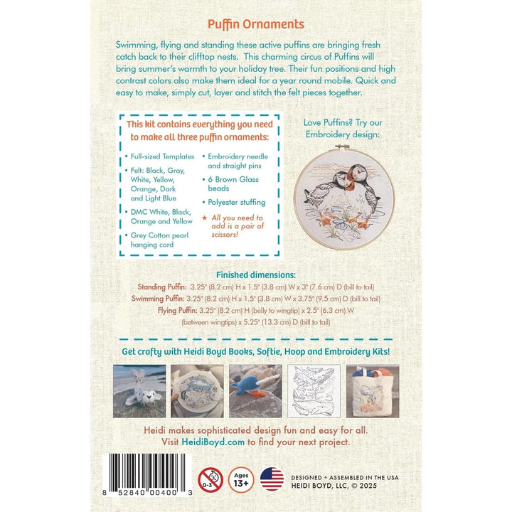 Default Puffins - Whimsey Ornament Kit