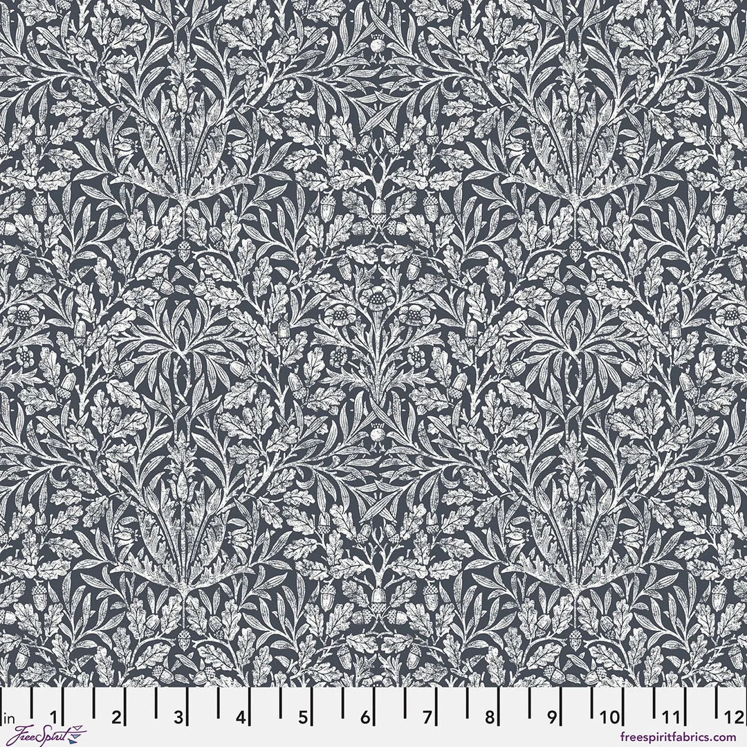 Default Pure Acorn in Charcoal - Morden Cotton Lawn