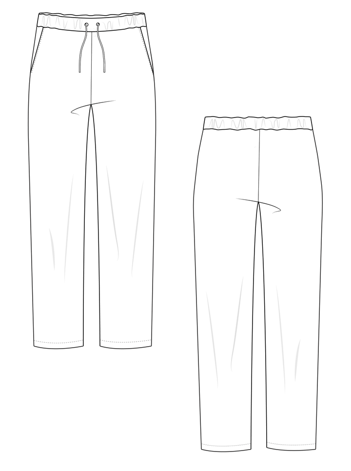 Default Pyjama Bottoms - The Avid Seamstress - Adult Pattern