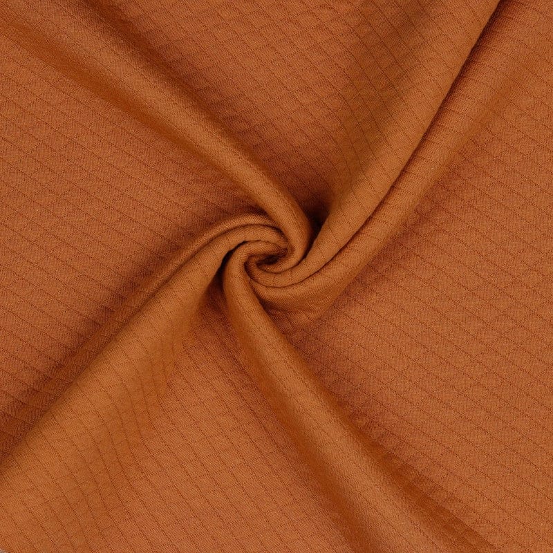 Default Quilted Cotton Knit - Rust