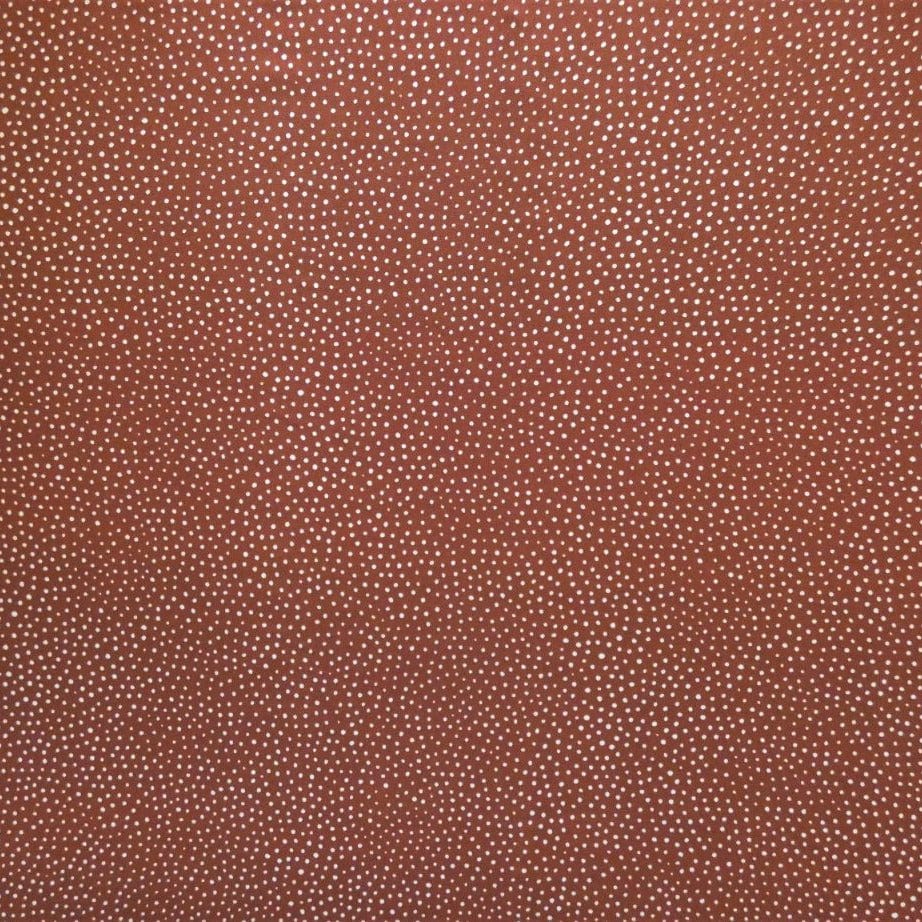 Default Raining Dots in Ginger - Viscose Challis