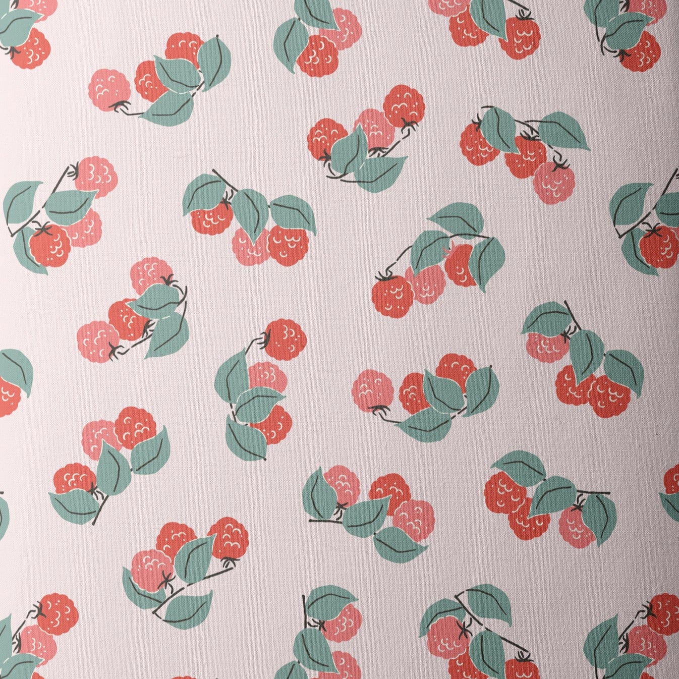Raspberry Patch in Pink - Cottage Garden – Fiddlehead Artisan Supply