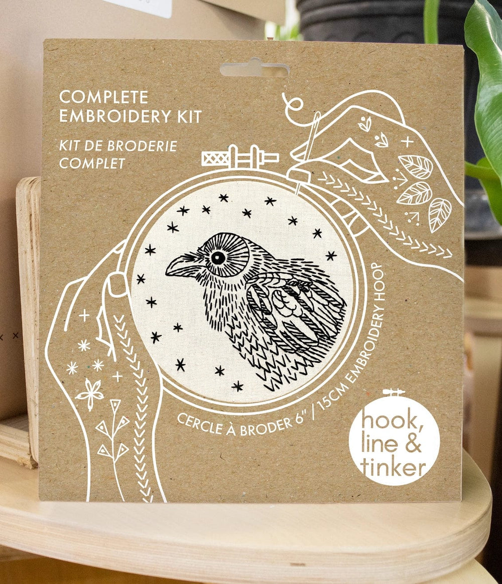Default Raven Nevermore - Hook, Line & Tinker Embroidery Kit