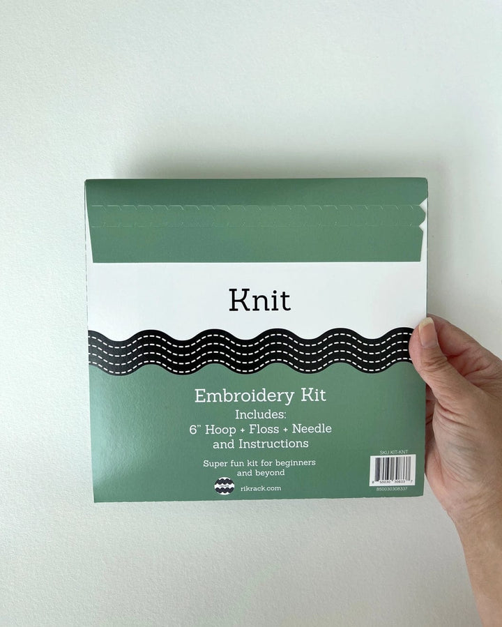 Default Rikrack Embroidery Kit Knit