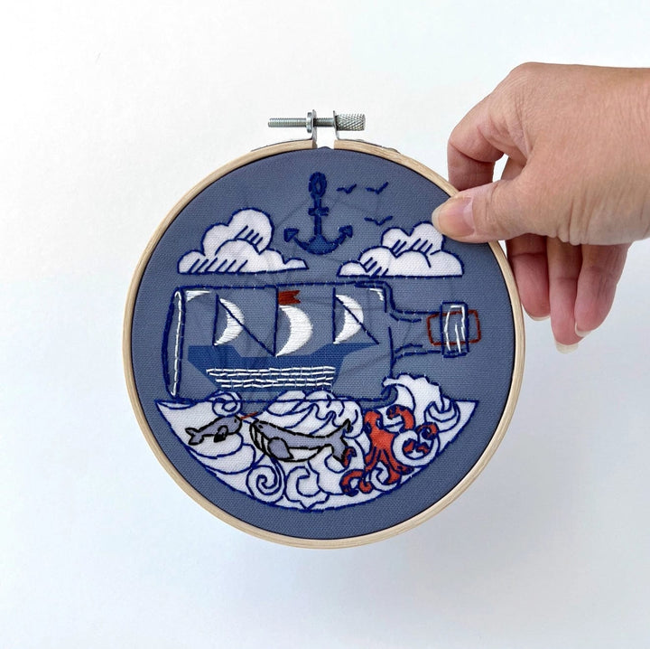 Default Rikrack Embroidery Kit Ship
