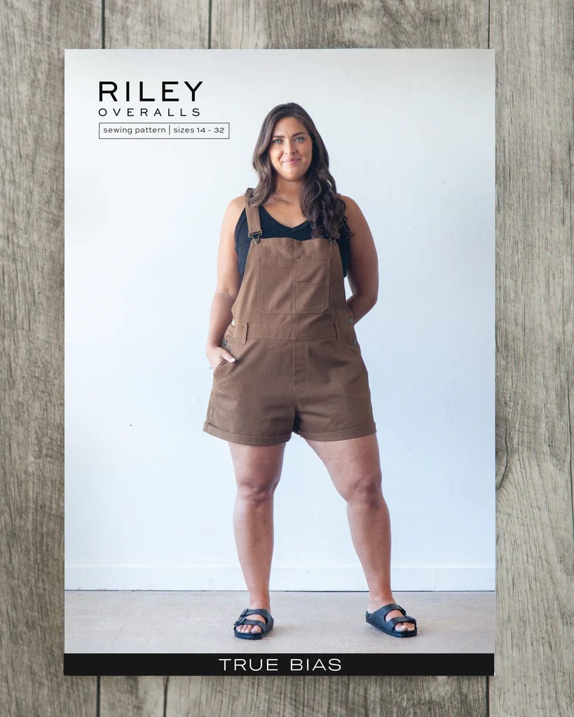 Default Riley Overalls - True Bias - Sizes 14-32