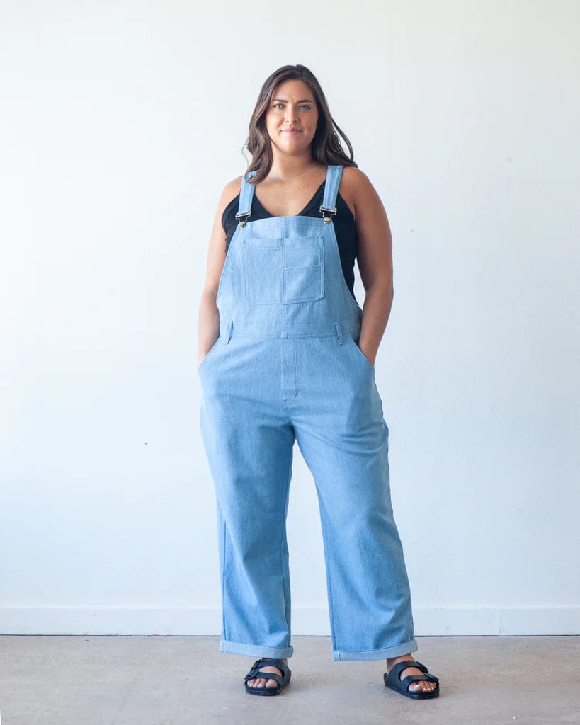 Default Riley Overalls - True Bias - Sizes 14-32