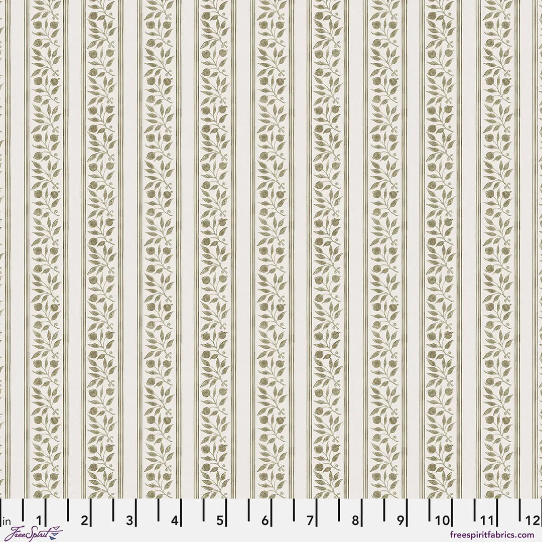 Default Rosehip Stripe in Linen - Morden - The Original Morris & Co